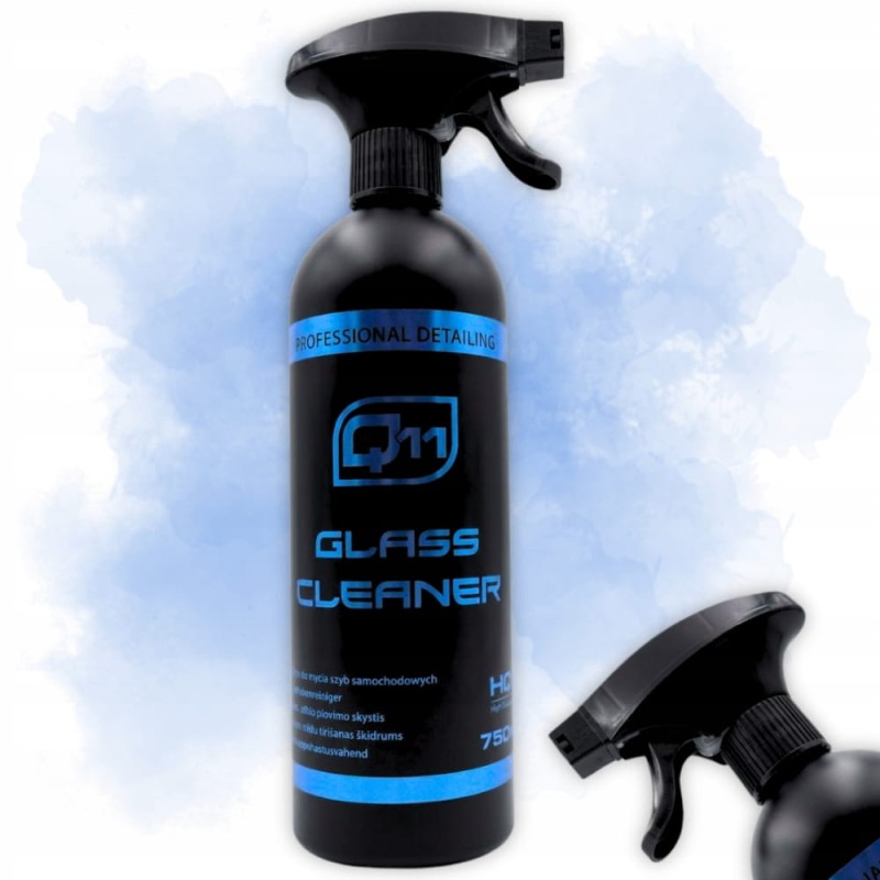 Q11 Profesjonalny Płyn Do Mycia Szyb Ekranów Bez Smug 750ml z Atomizerem