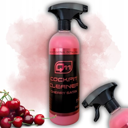 Q11 CHERRY Preparat do pielęgnacji kokpitów 750 ML SATYNA Z ATOMIZEREM