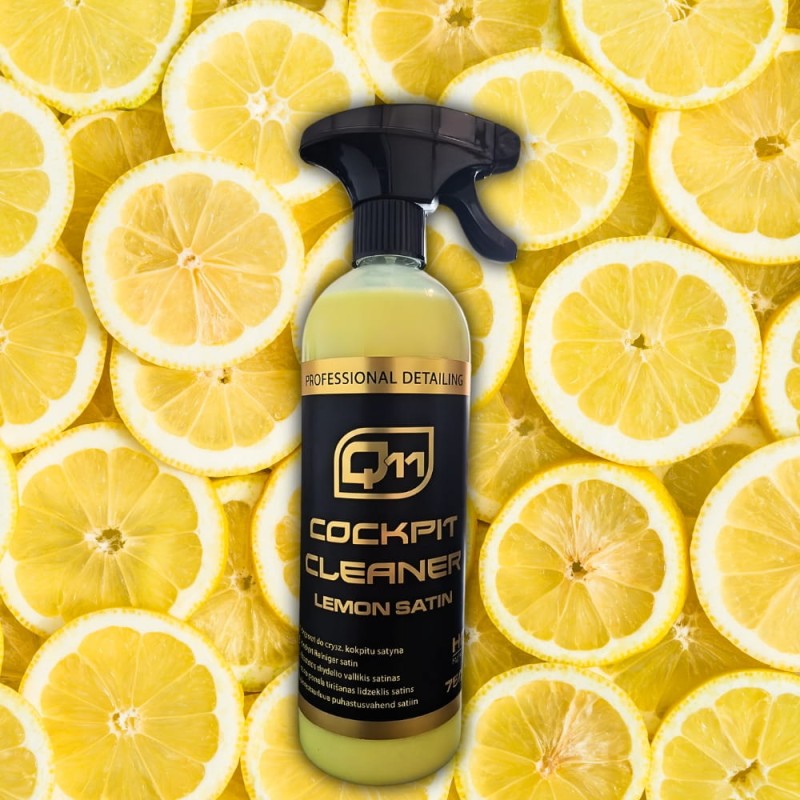 Q11 Lemon Preparat Do Czyszczenia Kokpitu 750 ml Satyna Z Atomizerem