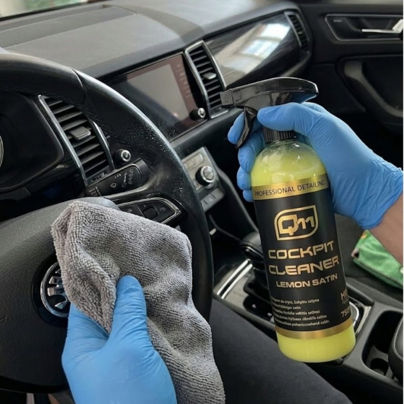 Q11 Lemon Preparat Do Czyszczenia Kokpitu 750 ml Satyna Z Atomizerem