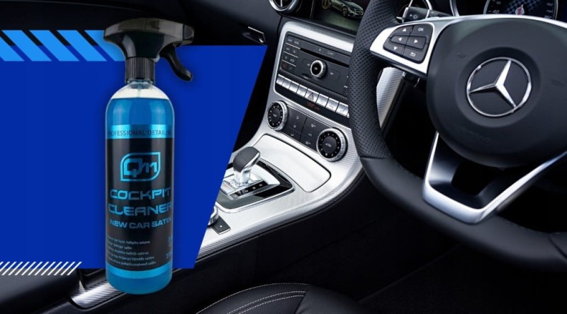 Q11 NEW CAR Interior Cleaner do Czyszczenia Plastików 750ml SATYNA Atomizer