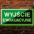 Znak ochrony PPOŻ Wyjście Ewakuacyjne 20x10cm PCV fotoluminescencyjna CNBOP