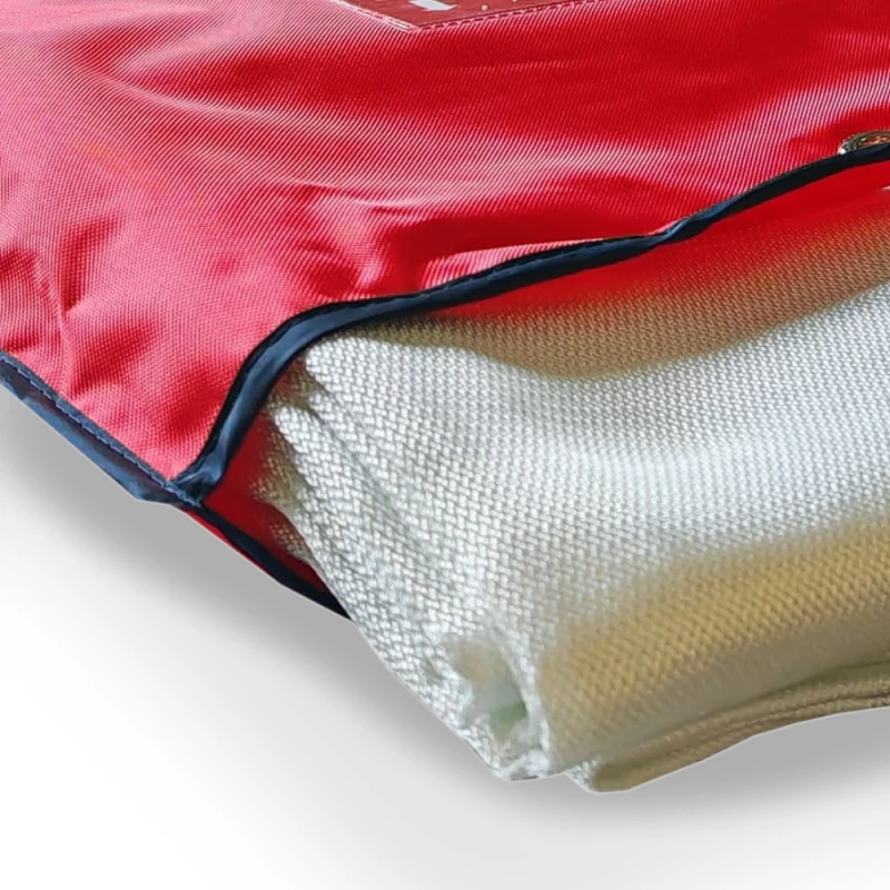 Koc gaśniczy szklany 200x300cm z pokrowcem DO FIRMY DOMU STACJI BENZYNOWEJ