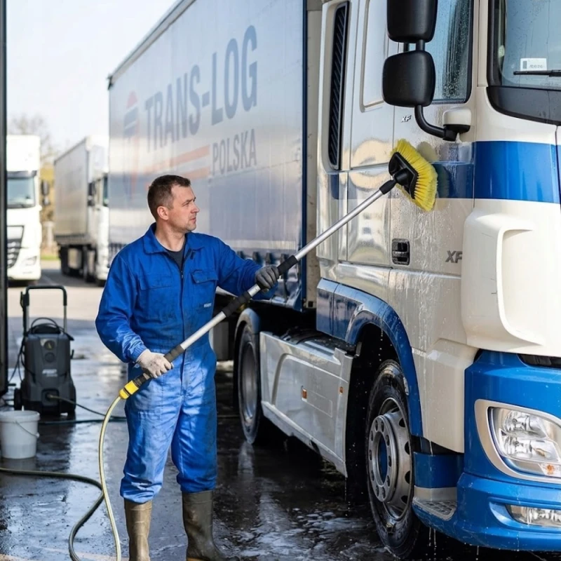 Szczotka do mycia SAMOCHODU BUS TIR AUTOBUS PANELI teleskopowa 170cm 4D