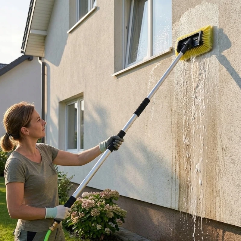 Szczotka do mycia SAMOCHODU BUS TIR AUTOBUS PANELI teleskopowa 170cm 4D