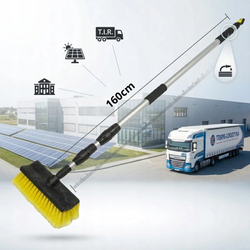 Szczotka do mycia SAMOCHODU BUS TIR AUTOBUS PANELI FOTO teleskopowa 170cm