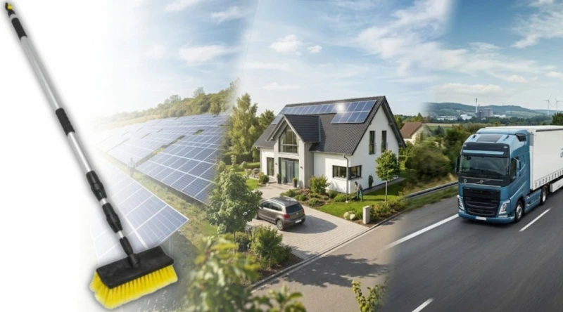 Szczotka do mycia SAMOCHODU BUS TIR AUTOBUS PANELI FOTO teleskopowa 170cm