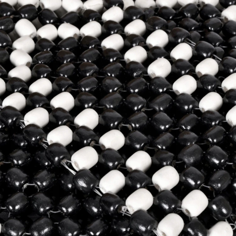 POKROWIEC MATA na FOTEL samochodowy KORALIKOWA na SIEDZENIE drewniana