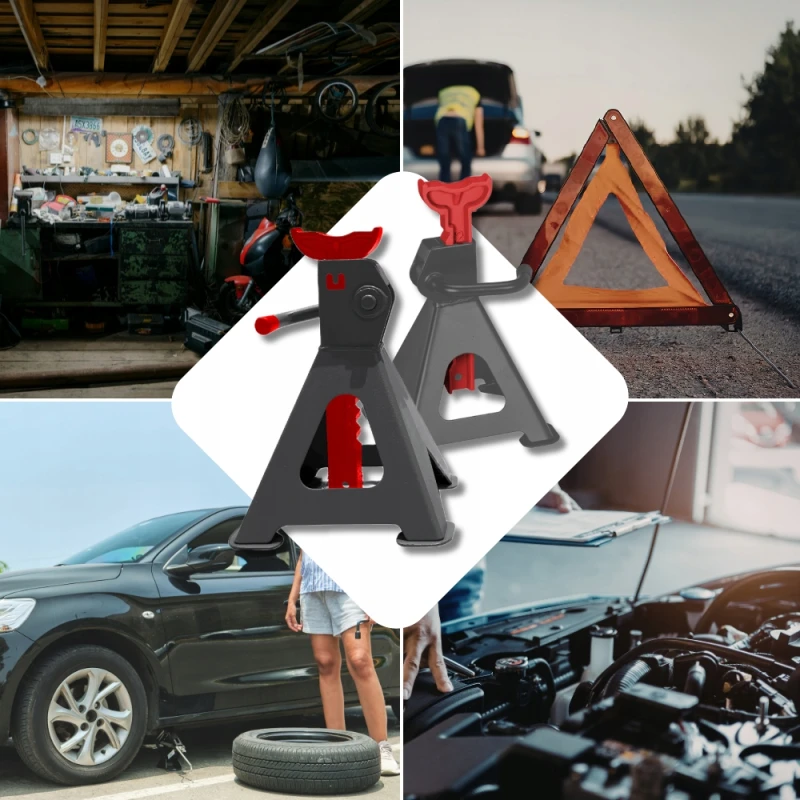 Podstawki warsztatowe Kobyłki samochodowe 2T 256-411mm z Blokadą 2szt