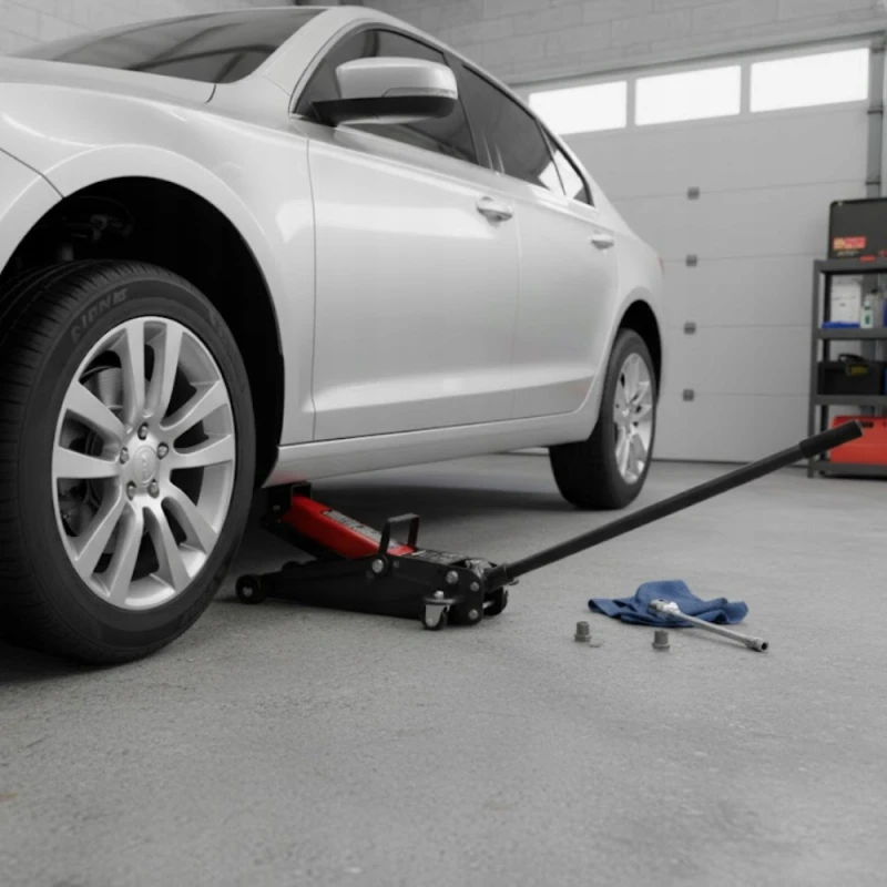 PODNOŚNIK SAMOCHODOWY NISKOPROFILOWY HYDRAULICZNY 2000KG LEWAREK ŻABA 2T