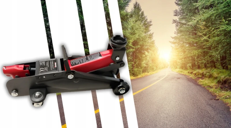 PODNOŚNIK SAMOCHODOWY NISKOPROFILOWY HYDRAULICZNY 2000KG LEWAREK ŻABA 2T