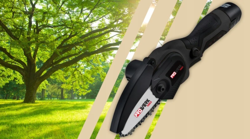 PIŁA ŁAŃCUCHOWA AKUMULATOROWA ELEKTRYCZNA GAŁĘZIÓWKA PILARKA 4" AKU