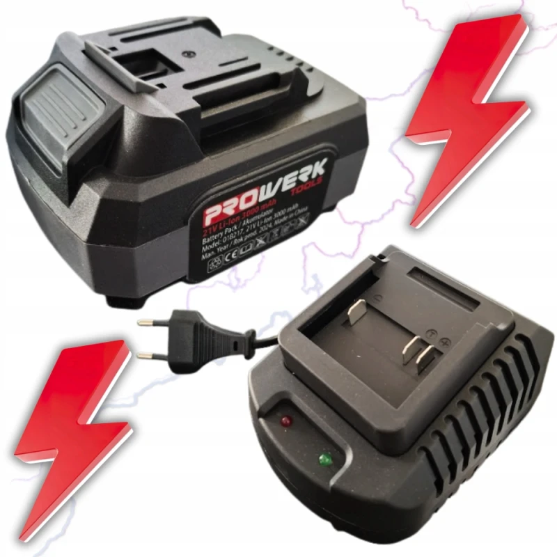 KĄTÓWKA SZLIFIERKA KĄTOWA AKUMULATOROWA DIAX + AKU 3.0AH ŁADOWARKA ZESTAW