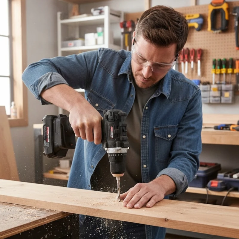 WIERTARKO WKRĘTARKA AKUMULATOROWA UDAROWA BEZSZCZOTKOWA PRO AKU WKRĘTAK