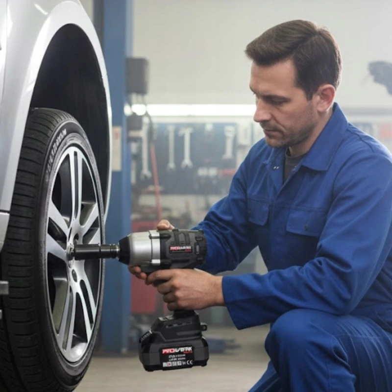 KLUCZ UDAROWY AKUMULATOROWY DO KÓŁ BEZSZCZOTKOWY MOCNY 3xNASADKI AKU ZESTAW