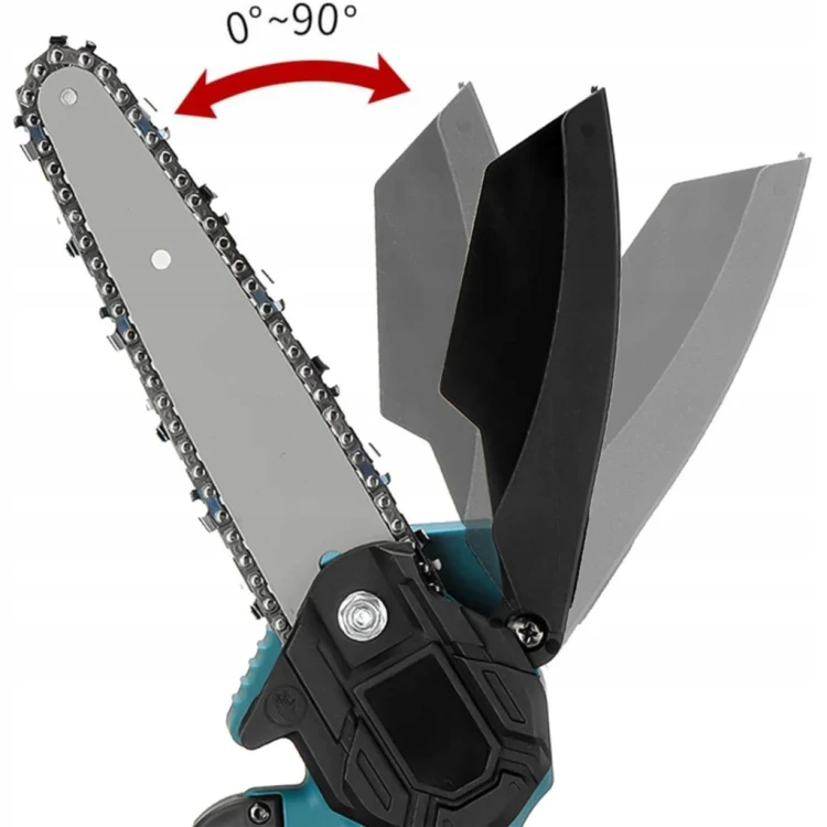 Piła Łańcuchowa Akumulatorowa Mini Pilarka Gałęziówka 2x AKU 6" 8" ZESTAW