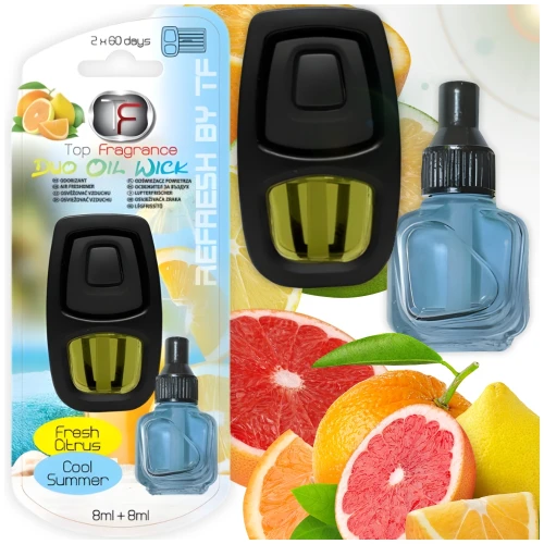 Zapach do samochodu Kratki Nawiewu Długotrwały 120dni Fresh Citrus / Summer