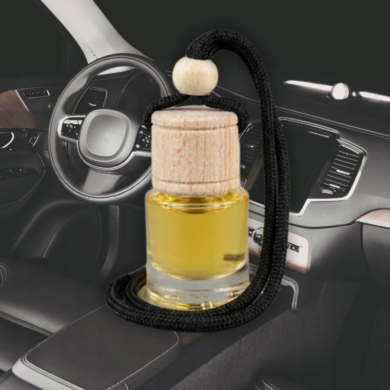 Zapach do auta Zawieszka zapachowa New Car TOP FRAGRANCE WOOD 5ml 60 dni
