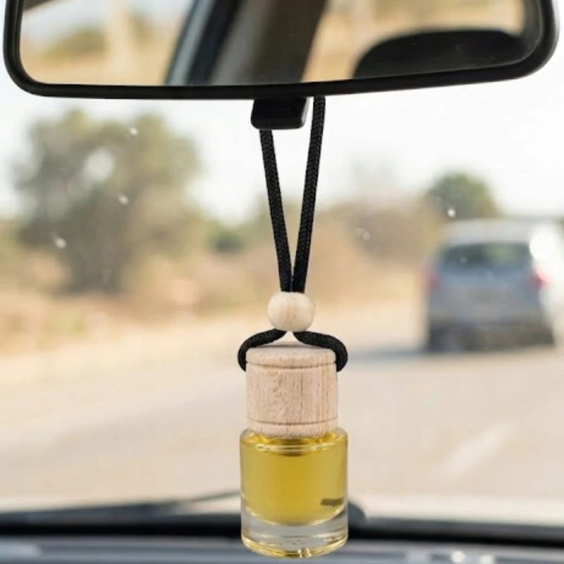 Zapach do auta Zawieszka zapachowa New Car TOP FRAGRANCE WOOD 5ml 60 dni
