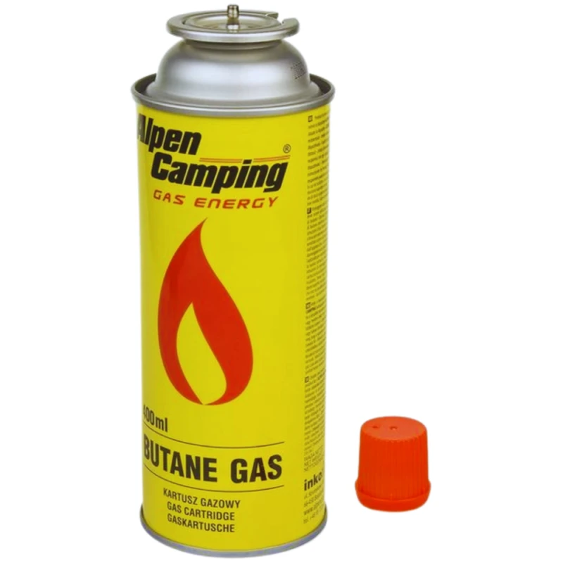 Kartusz gazowy Nabój Gaz do kuchenki palnika 400ml 227g Alpen Camping 1szt.