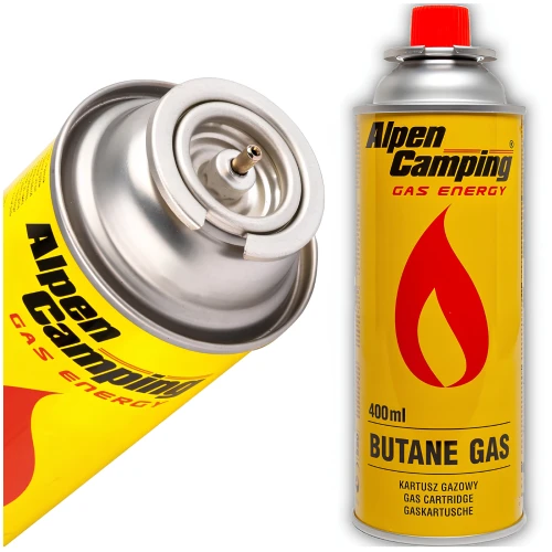 Kartusz gazowy Nabój Gaz do kuchenki palnika 400ml 227g Alpen Camping 1szt.