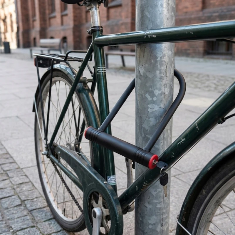 ZAMEK ROWEROWY Y-LOCK NA KLUCZYK MOCNY SOLIDNA BLOKADA ANTYKRADZIEŻOWA