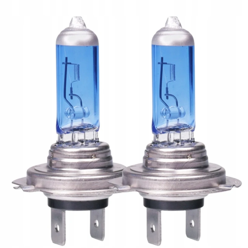 ŻARÓWKI SAMOCHODOWE H7 12V 55W XENON SUPER WHITE 4000K HOMOLOGACJA 2szt.