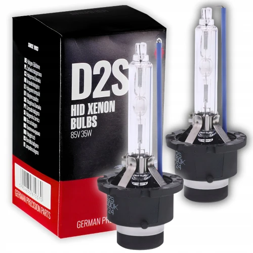 Xenon Palnik Żarnik Ksenon Żarówka D2S 8000K ZIMNA BIEL 35W 85V HOMOLOGACJA