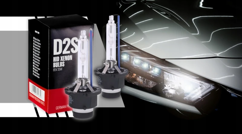 Xenon Palnik Żarnik Ksenon Żarówka D2S 8000K ZIMNA BIEL 35W 85V HOMOLOGACJA