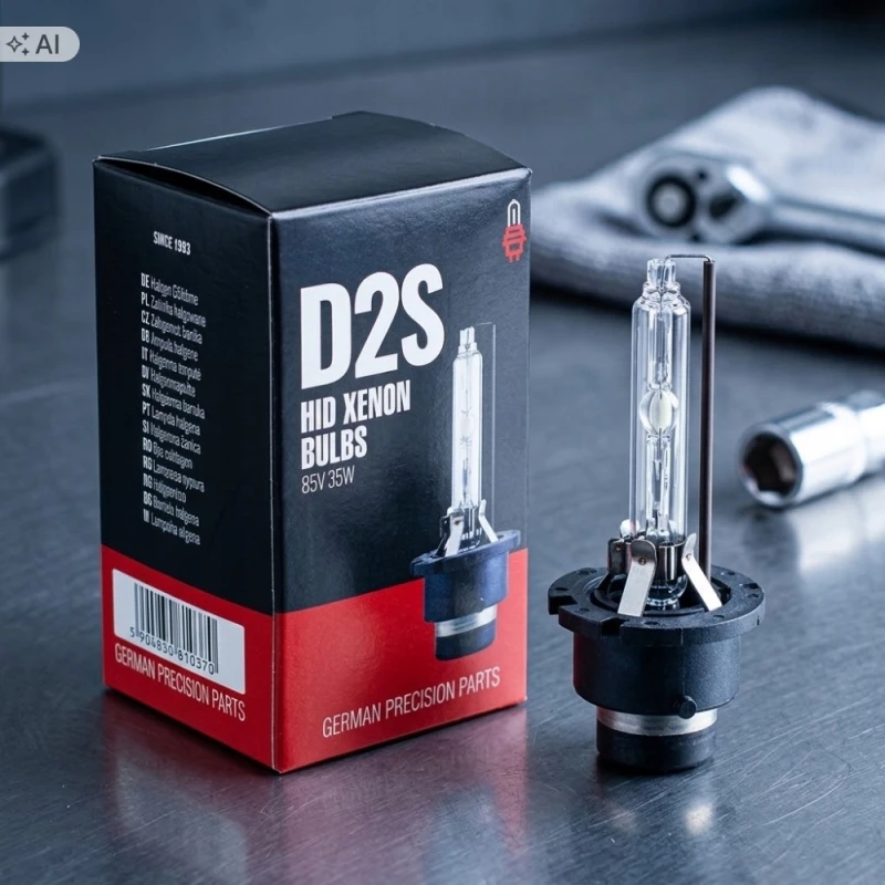 Xenon Palnik Żarnik Ksenon Żarówka D2S 4300K Naturalna 35W 85V HOMOLOGACJA