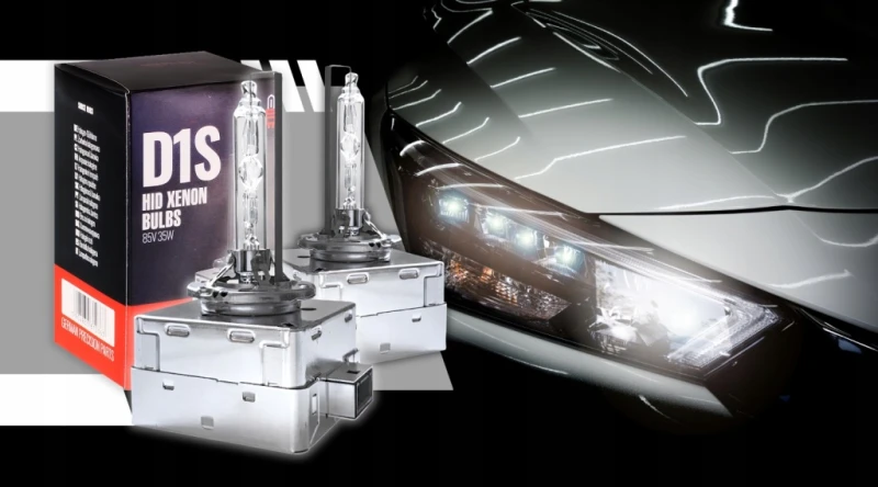 Xenon Palnik Żarnik Ksenon Żarówka D1S 6000K BIAŁA 35W 85V HOMOLOGACJA E4