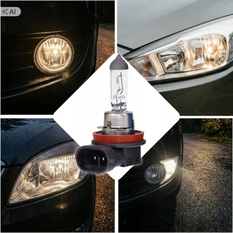 Żarówka H11 12v Samochodowa Drogowa Mijania MOCNA 70w Homologacja E4 2szt.