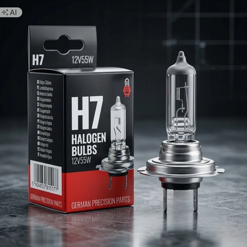 Żarówka Halogenowa H7 Standard 12V 55W PX26D Homologacja E4 2szt.