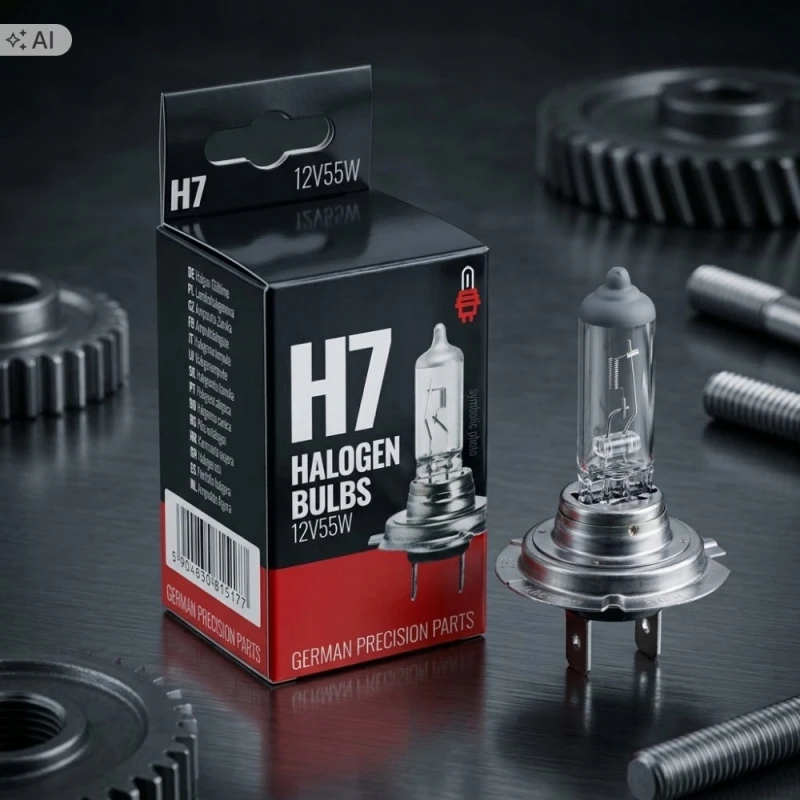 Żarówka Halogenowa H7 Standard 12V 55W PX26D Homologacja E4 2szt.