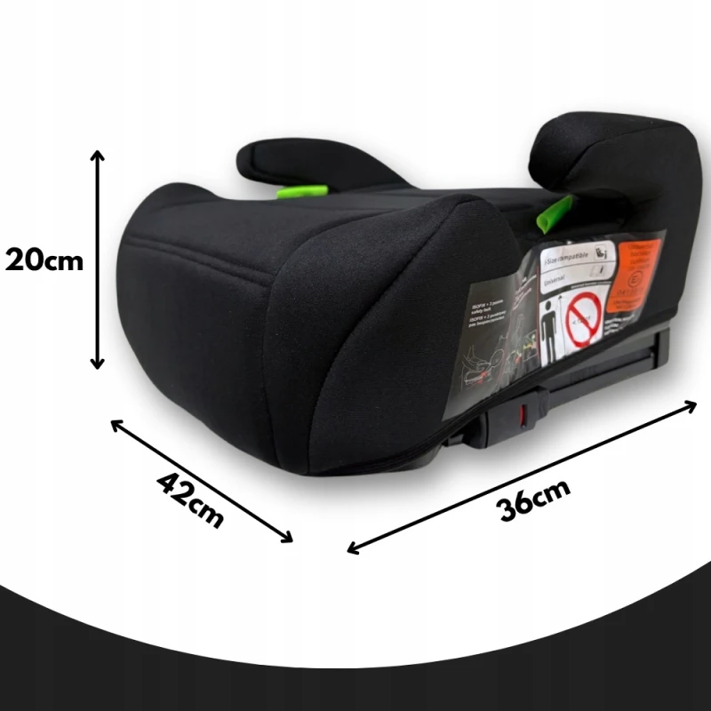Fotelik Samochodowy ISOFIX Podstawka Samochodowa Poddupnik i-Size 125-150cm