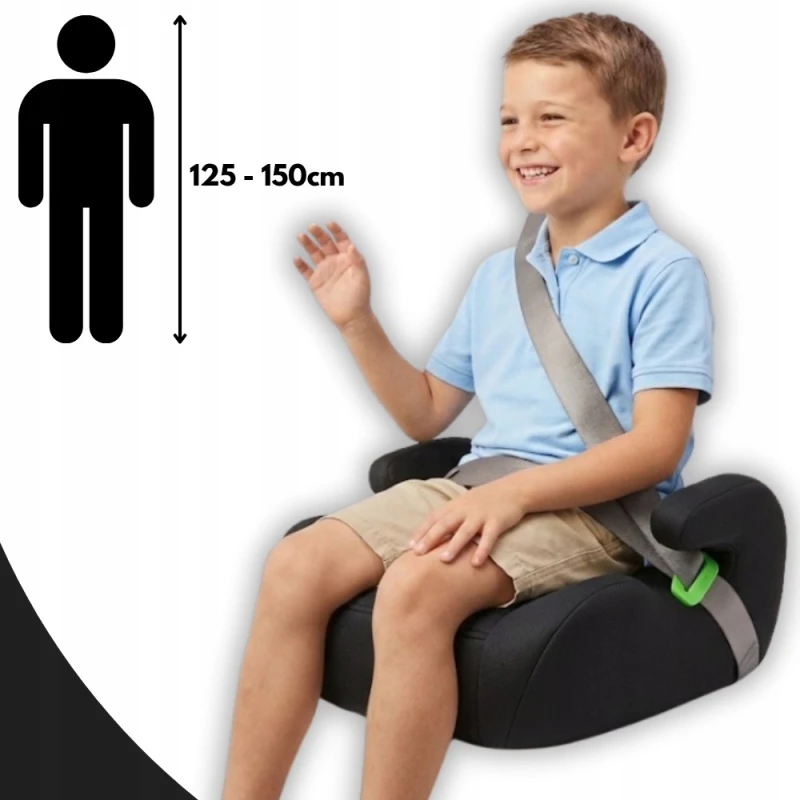 Fotelik Samochodowy ISOFIX Podstawka Samochodowa Poddupnik i-Size 125-150cm