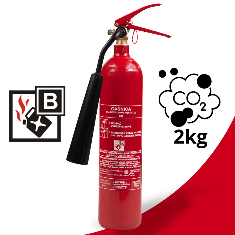 Gaśnica śniegowa 2kg CO2 GS-2x Urządzeń Elektrycznych i Elektroniki UDT2036