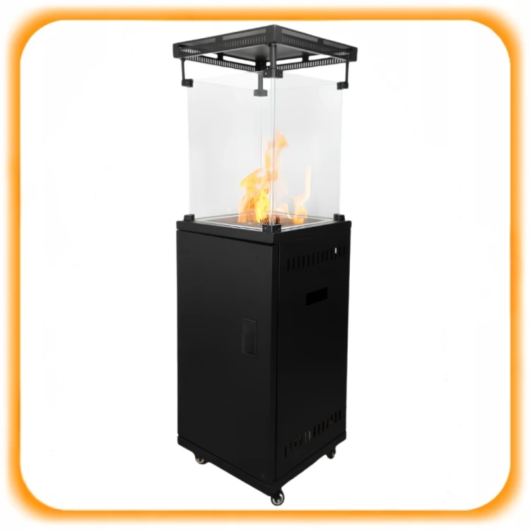 Ogrzewacz tarasowy gazowy parasol grzewczy Promiennik gazowy szklany 10,5kW